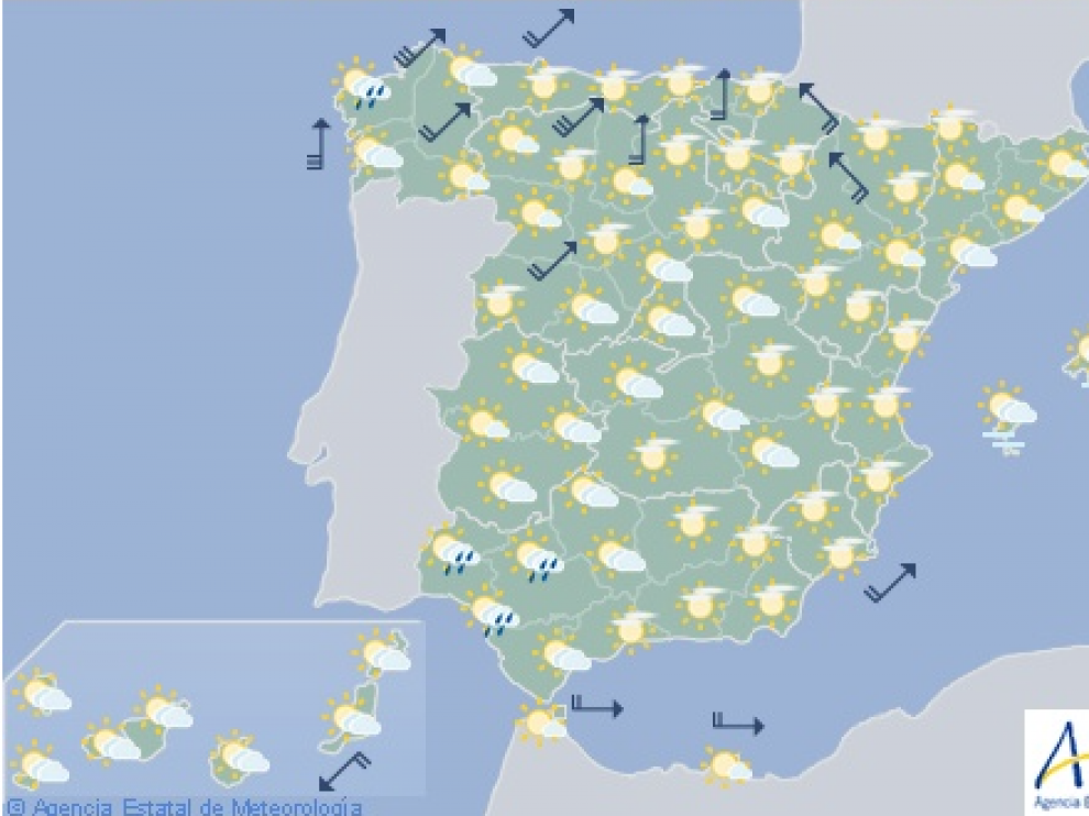 Imagen de la Agencia Estatal de Meteorología.