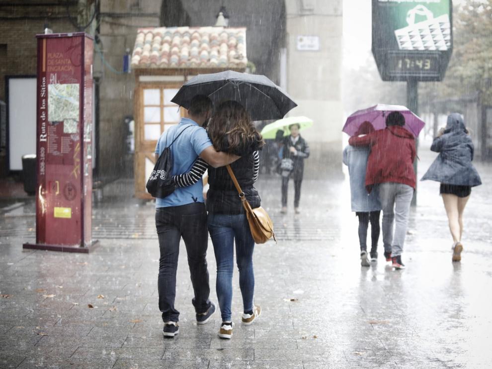 Tormenta en Zaragoza