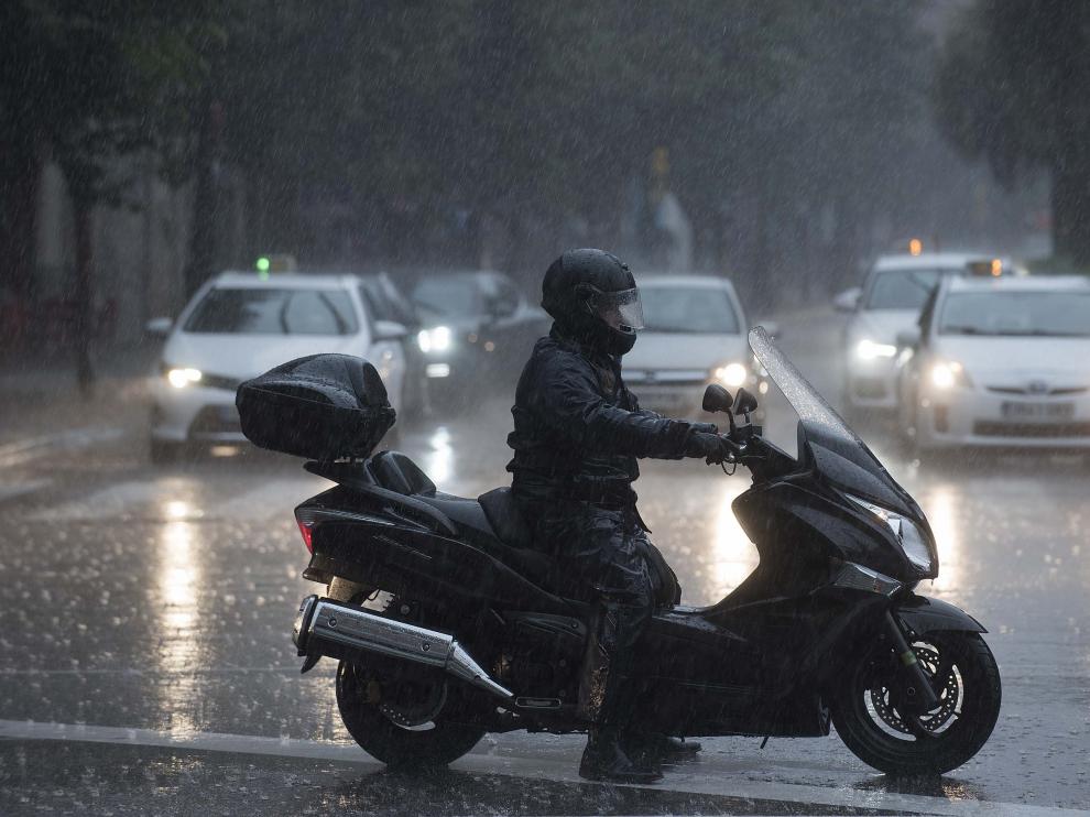Tormenta en Zaragoza