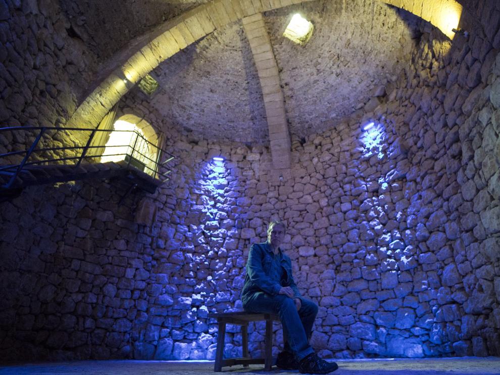 Alberto Bayod, en la nevera de Belmonte.
