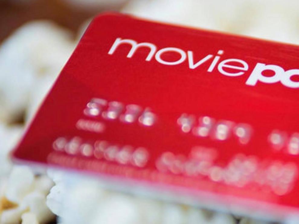 Una tarjeta de Moviepass.