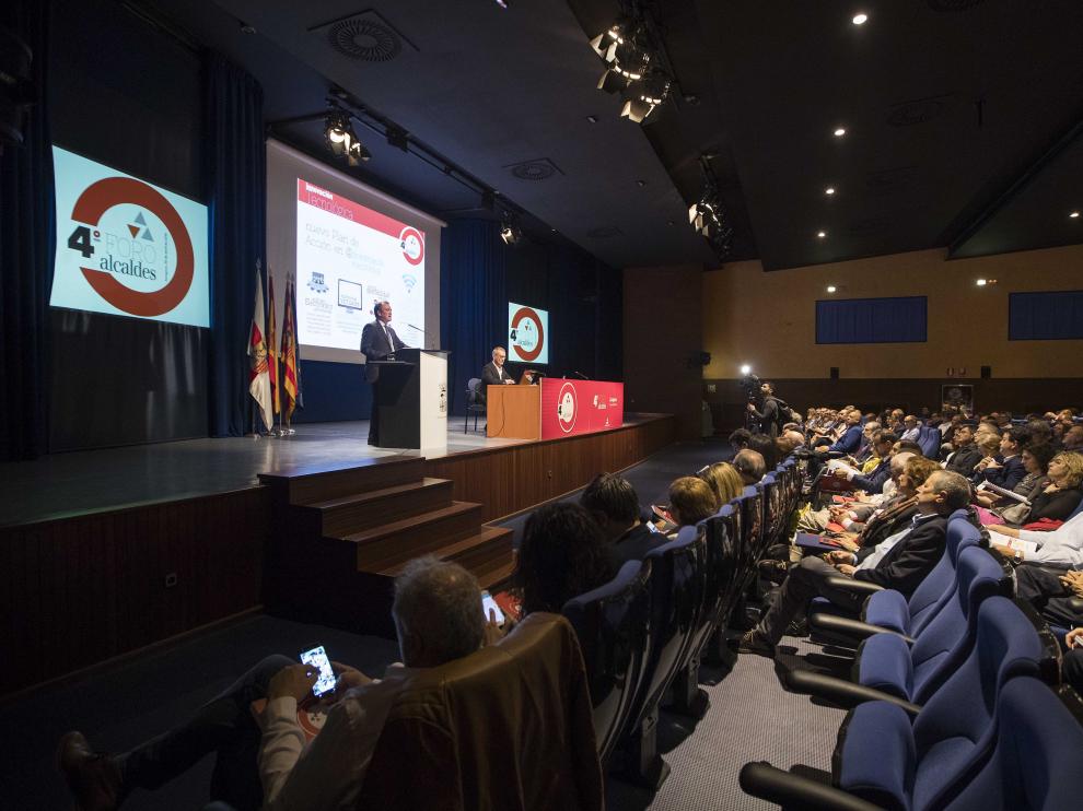 Imagen del último Foro de Alcaldes, organizado por la DPZ.