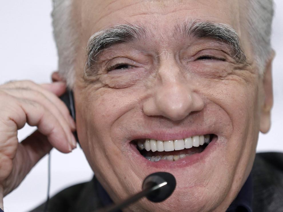 Scorsese, este miércoles en un encuentro con los medios de comunicación en Gijón.