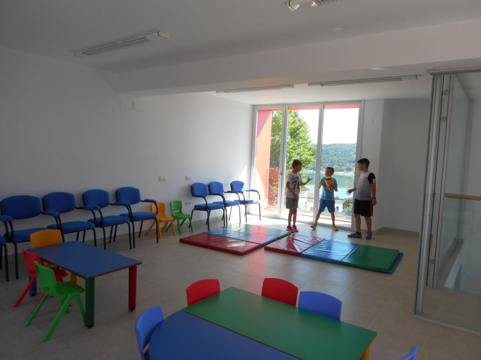 Interior de una de las salas del inmueble reformado como edificio multiusos.