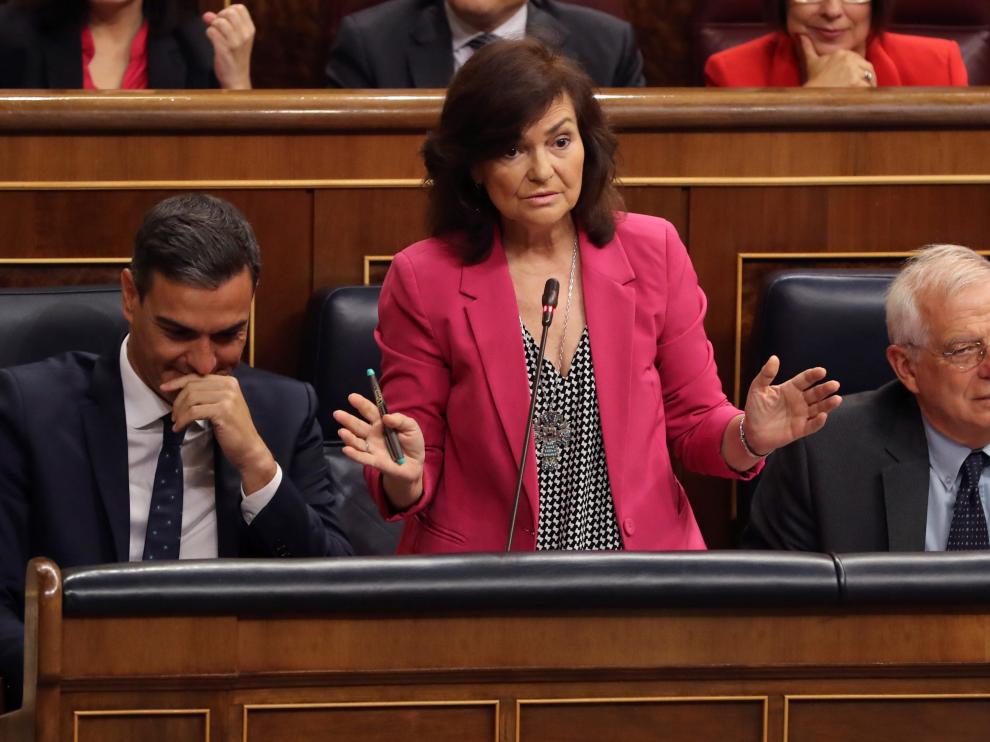 Carmen Calvo en una imagen de archivo.