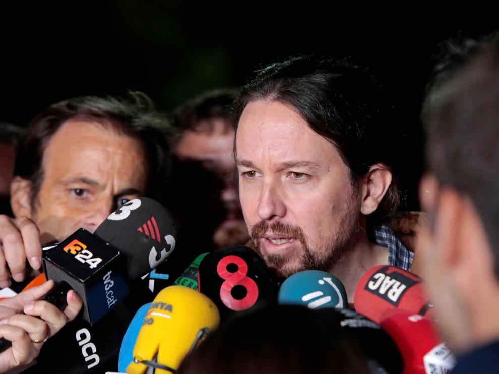 Pablo Iglesias hace declaraciones tras reunirse en prisión con Junqueras.