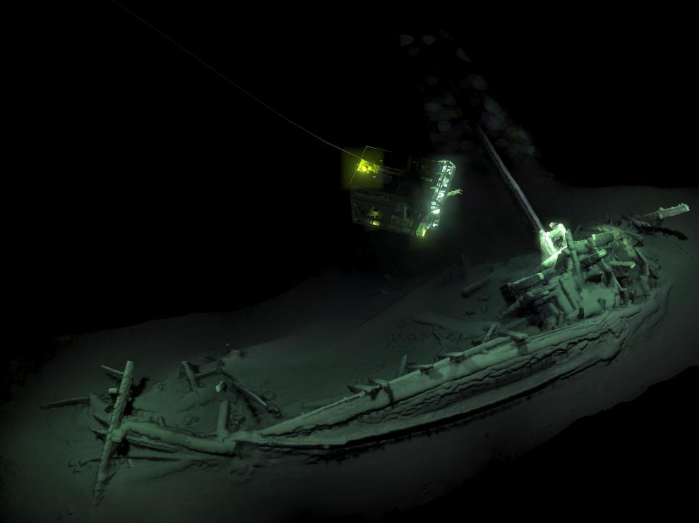 El navío más antiguo del mundo, hallado en el Mar Negro