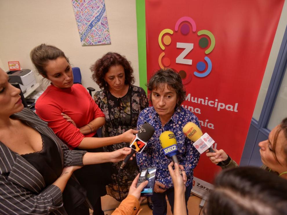 La vicealcaldesa, Luisa Broto, ha presentado este martes a la prensa el diagnóstico sobre la inmigración y las minorías étnicas.