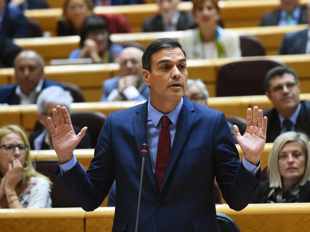 Pedro Sánchez en el Congreso.