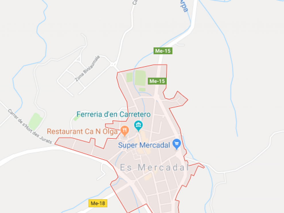 Es Mercadal, término municipal en el que se produjo el suceso.