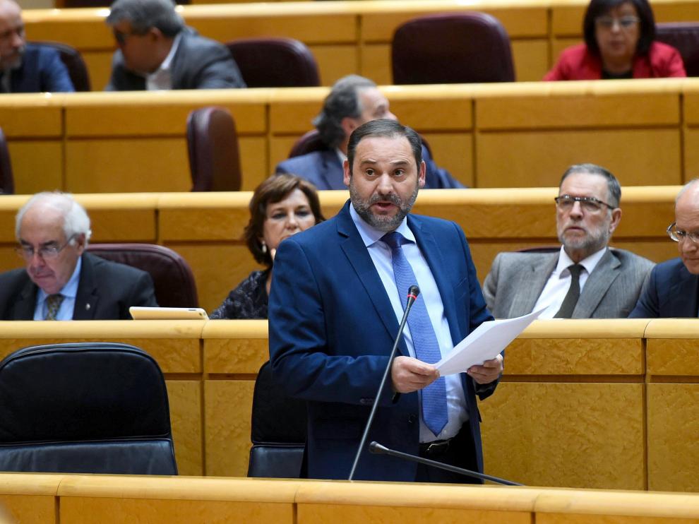 Abalós en el pleno del Senado de este martes.