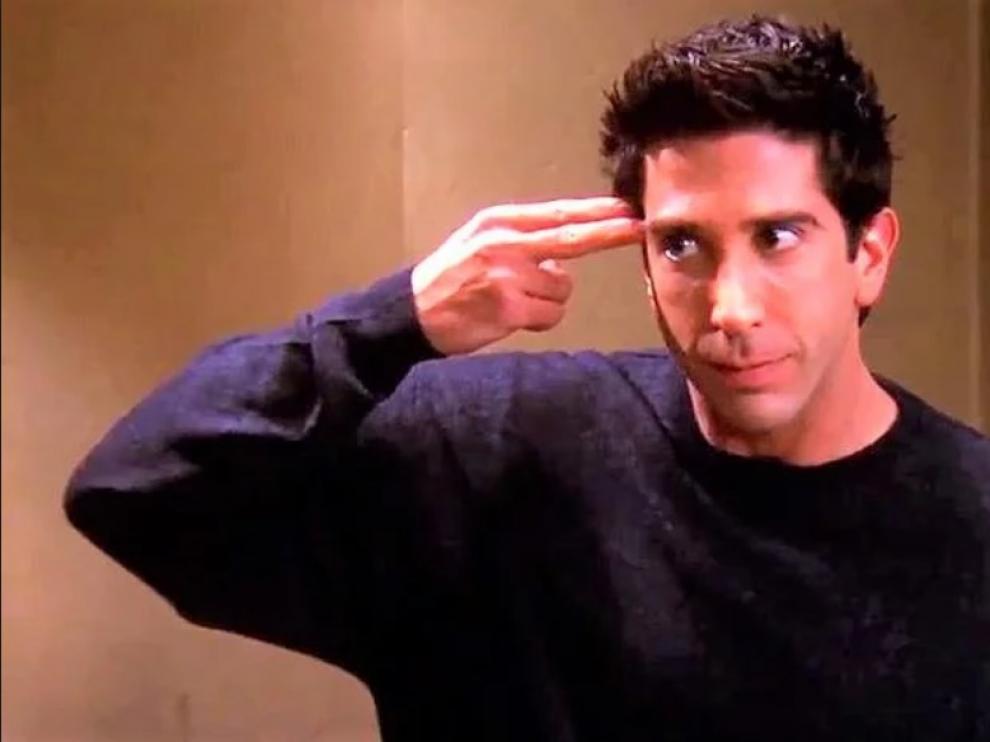 Ross, en la escena en que demuestra ser experto en unagi.