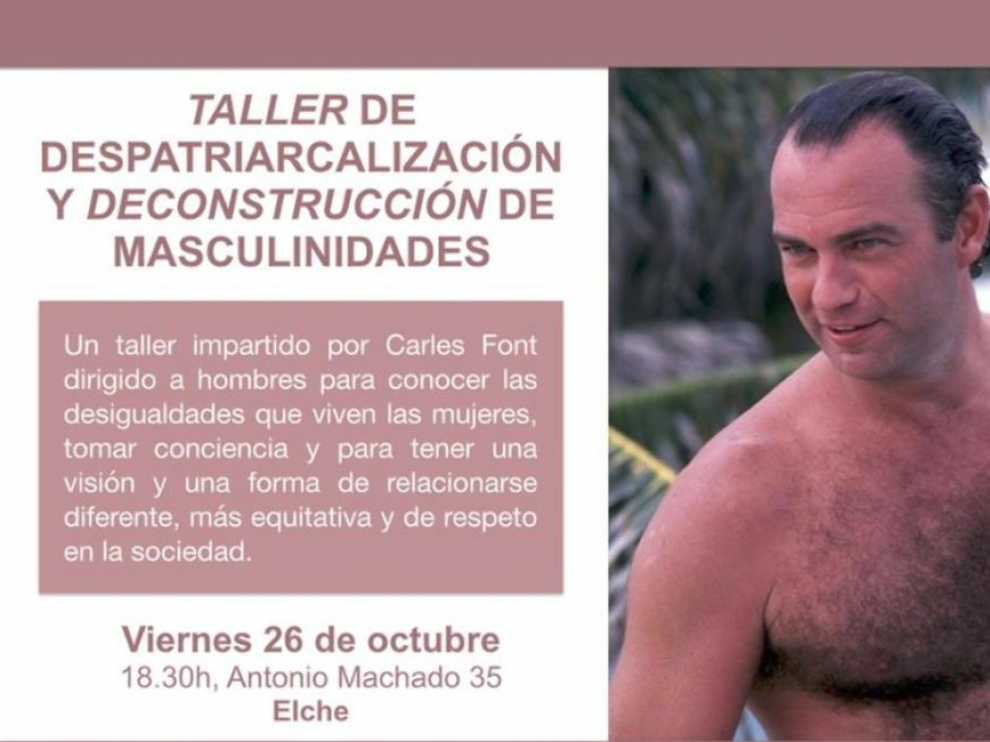 Imagen promocional del taller difundida por Podemos Elche.