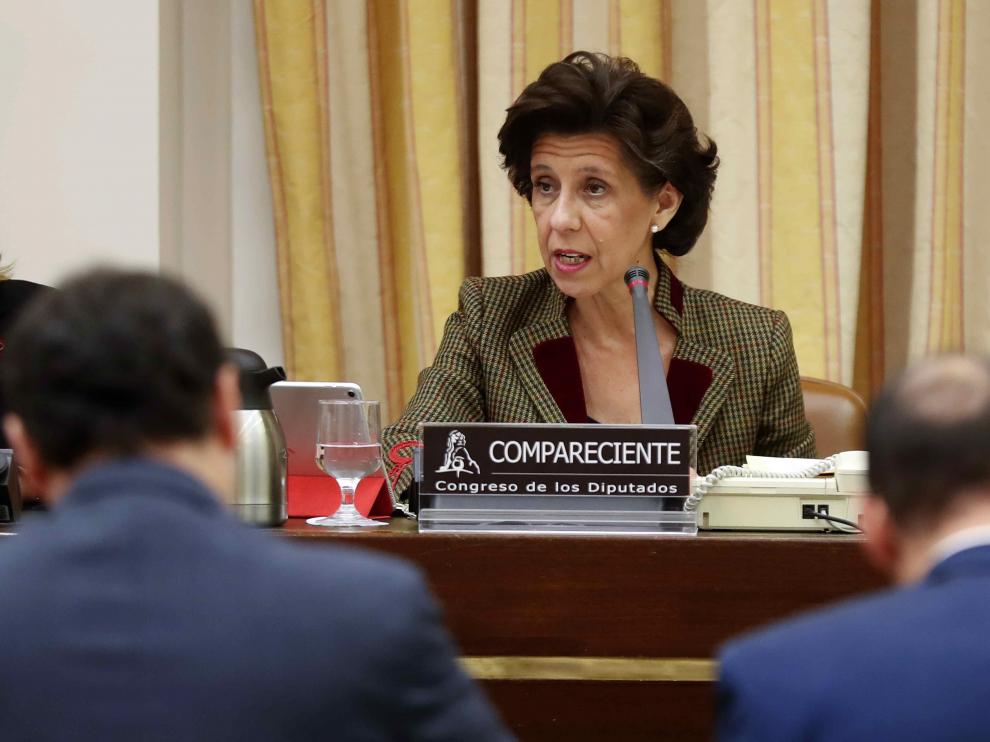 Comparecencia de la presidenta del Tribunal de Cuentas, María José de la Fuente.
