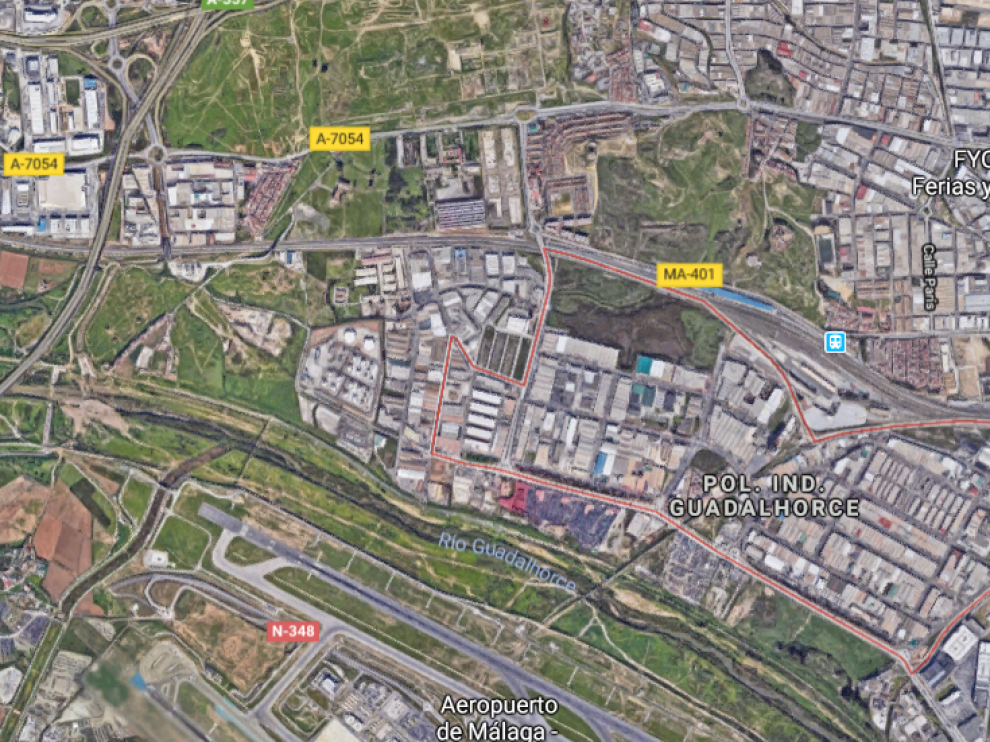 Polígono industrial de Málaga en el que ejercía la prostitución una de las víctimas
