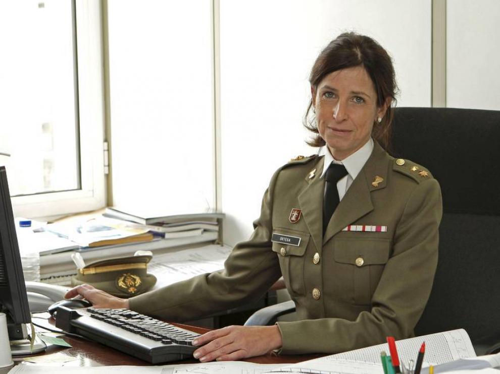 Patricia Ortega, primera mujer que podría ascender a general en las Fuerzas Armadas, en una imagen de archivo