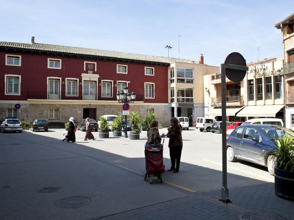 Imagen de archivo de la fachada del ayuntamiento de Mallén.