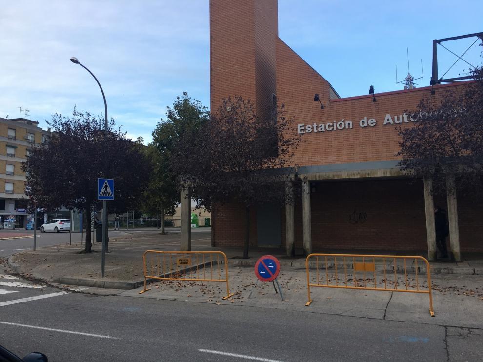 El lugar elegido está situado en el lateral de la estación de autobuses.