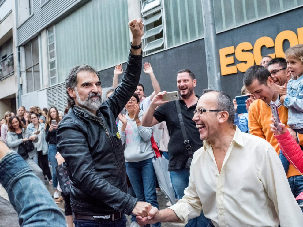 Imagen de Jordi Cuixart compartida en su cuenta de Twitter.