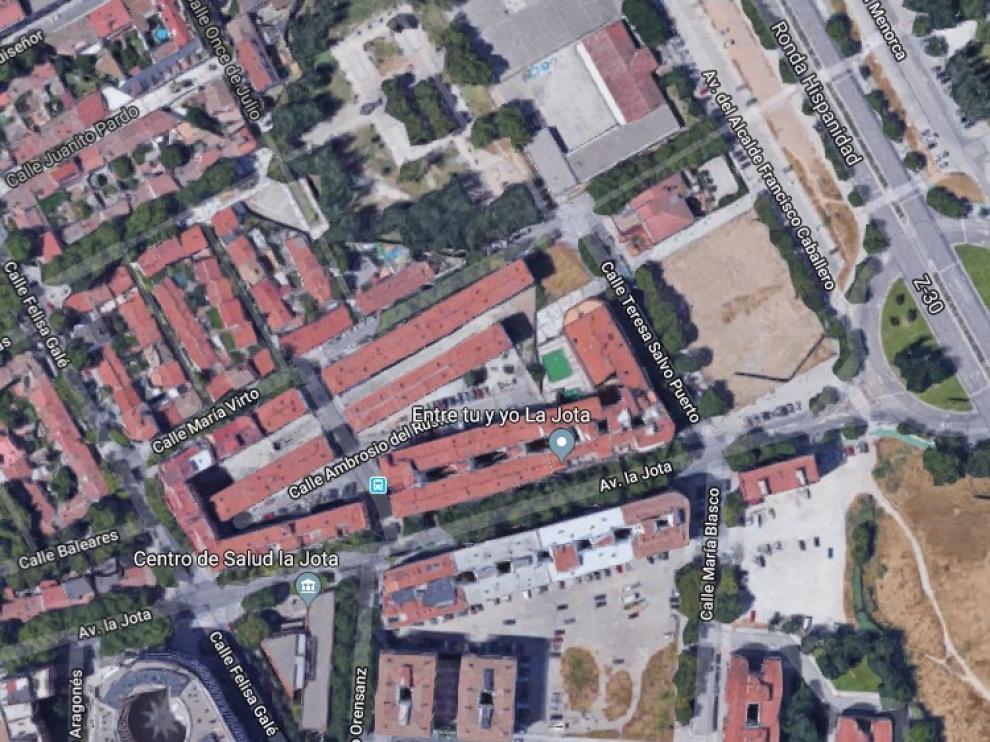 Zona del Actur en la que se ha producido la segunda detención.