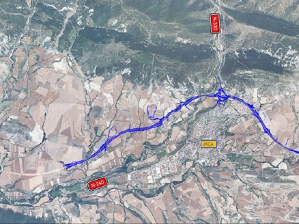 Las obras de la variante de Jaca podrían salir a licitación el próximo mes de diciembre.