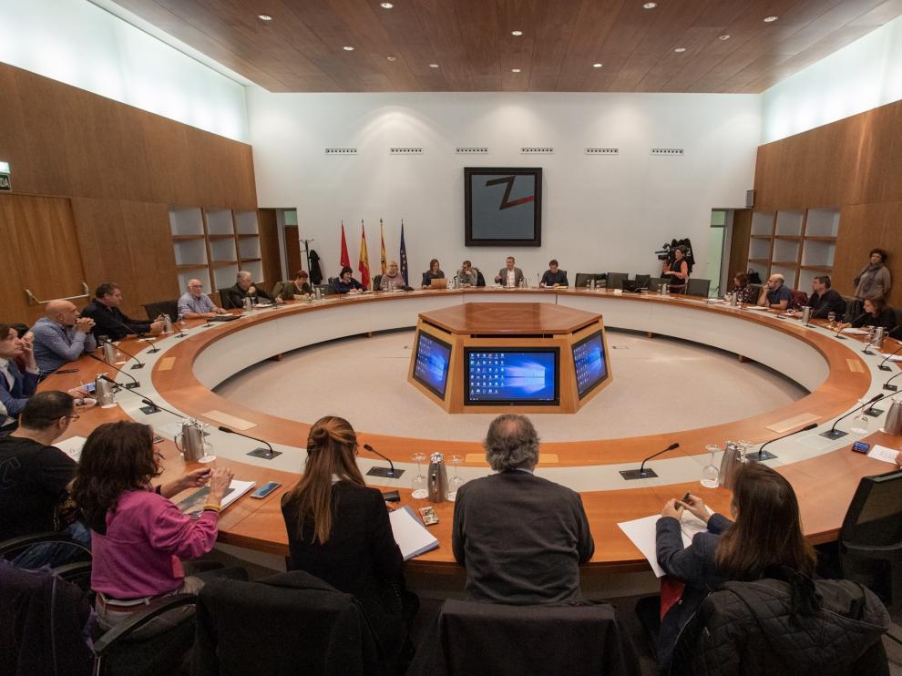Reunión del grupo de trabajo de las Fiestas del Pilar