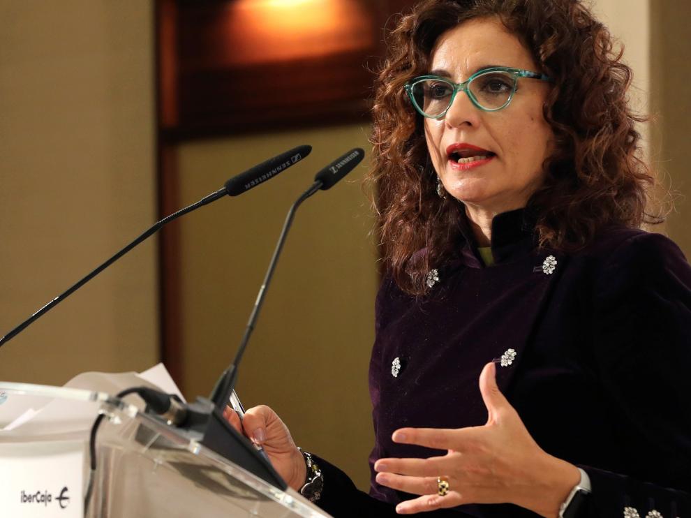 La ministra de Hacienda, María Jesús Montero.