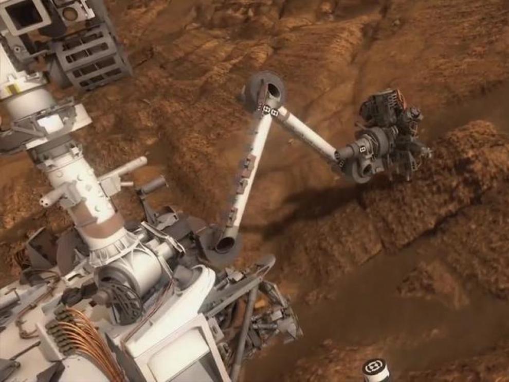 El Curiosity supera los 20 kilómetros en Marte