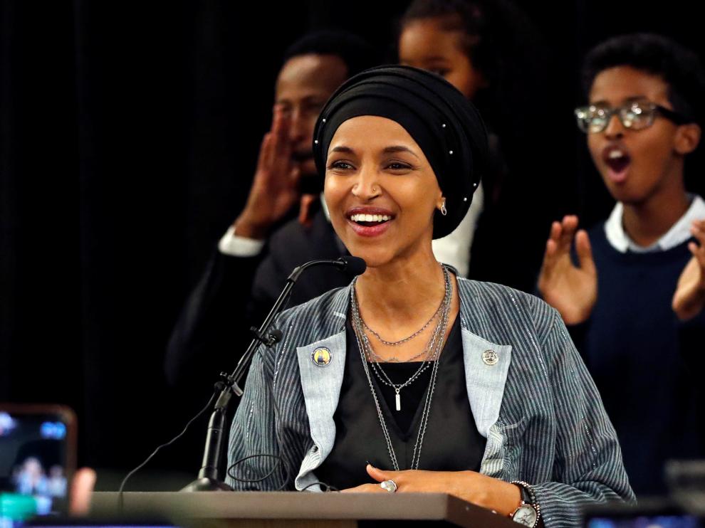 Ilhan Omar se convertirá en la primera mujer musulmana y somalí en el Congreso estadounidense.