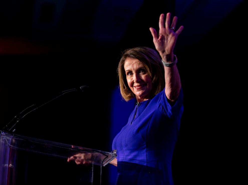 La demócrata Nancy Pelosi, triunfadora de las elecciones al Congreso