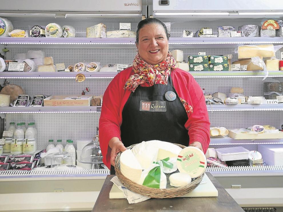 Idoia Aguirre, propietaria de 111 Quesos.