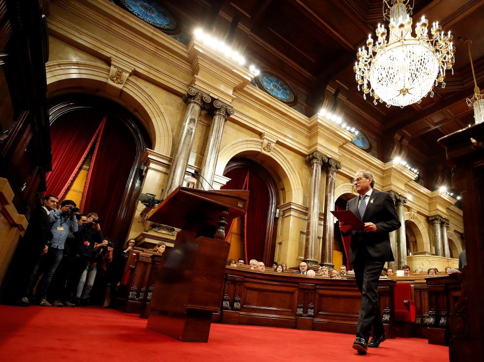 Torra oficializa la retirada de apoyo a Sánchez y a los presupuestos del Estado