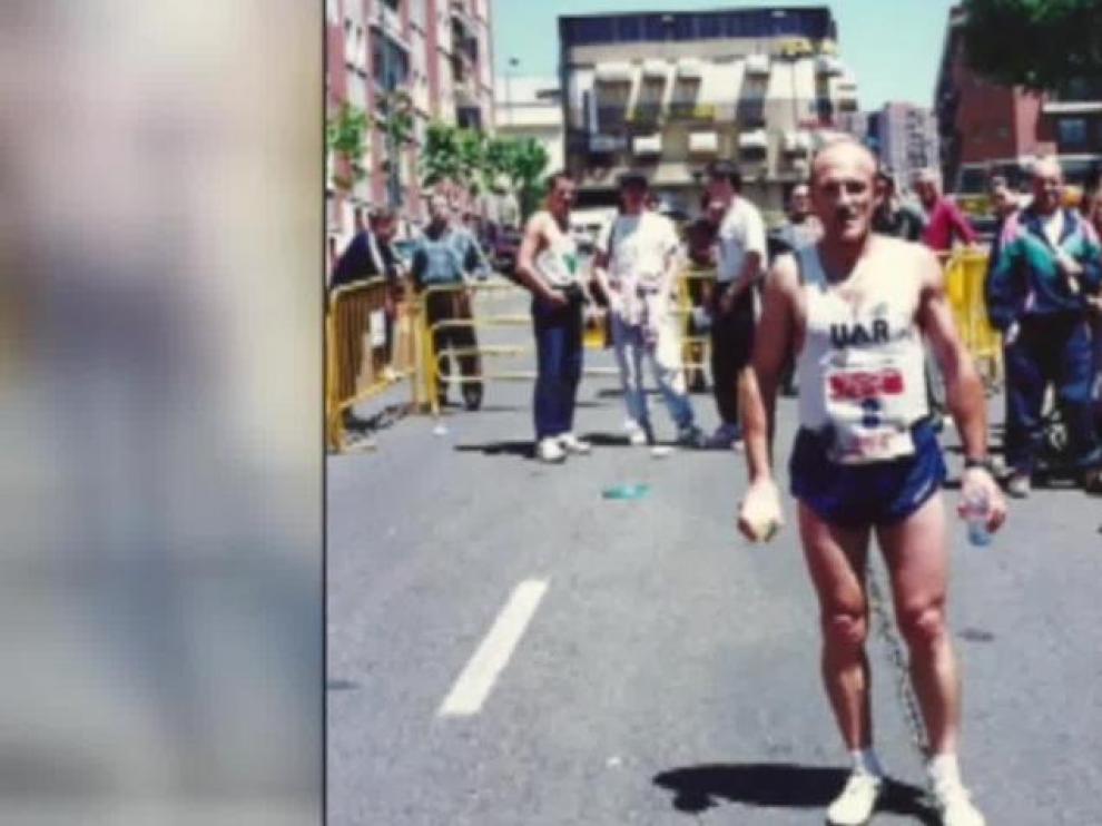 Imagen de archivo de Manuel Murillo, cuando practicaba atletismo.