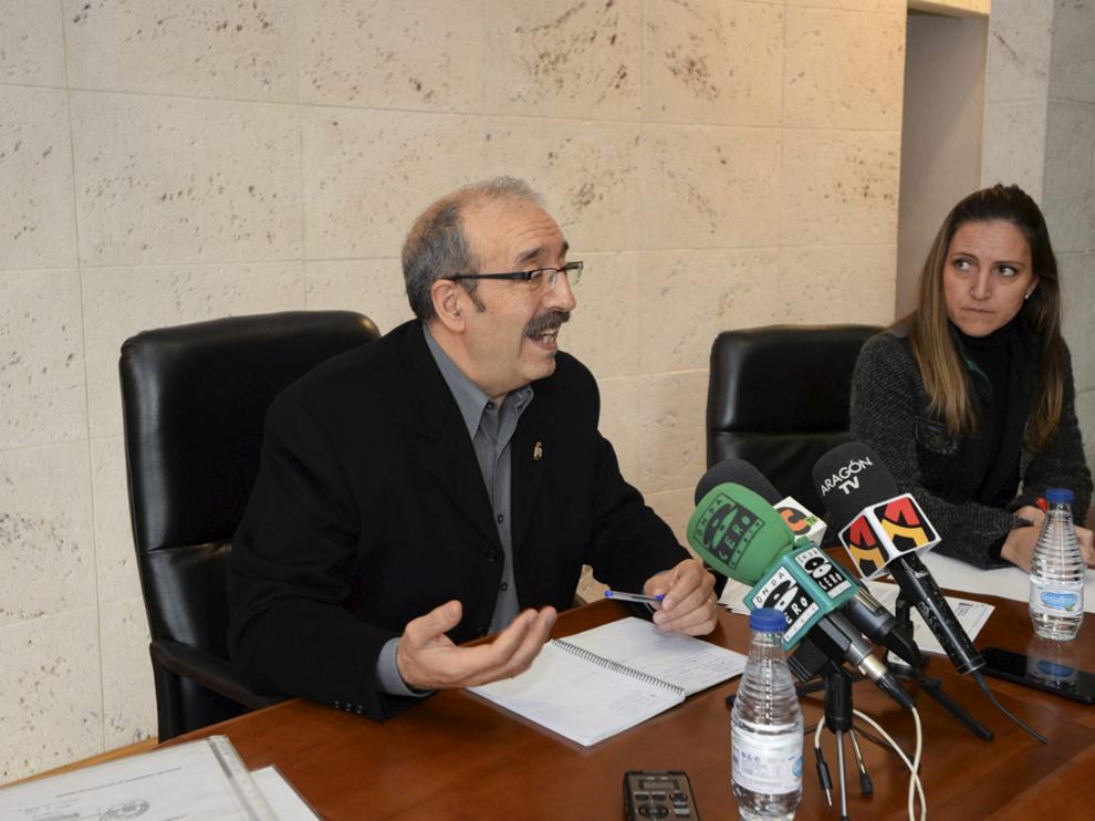 Manuel Rando, con Silvia Lario, dimitida anteriormente.