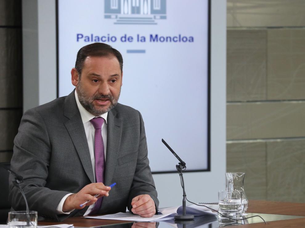 El ministro de Fomento José Luis Ábalos