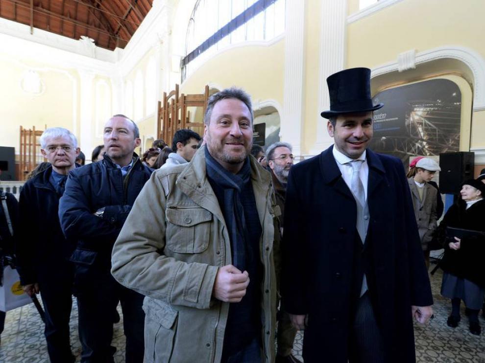 Soro, en una reciente visita a la estación de Canfranc.