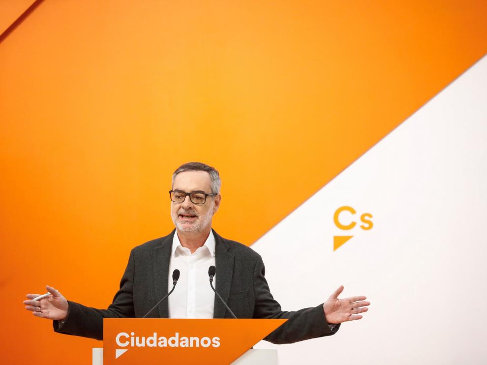 El número dos de Ciudadanos, José Manuel Villegas.