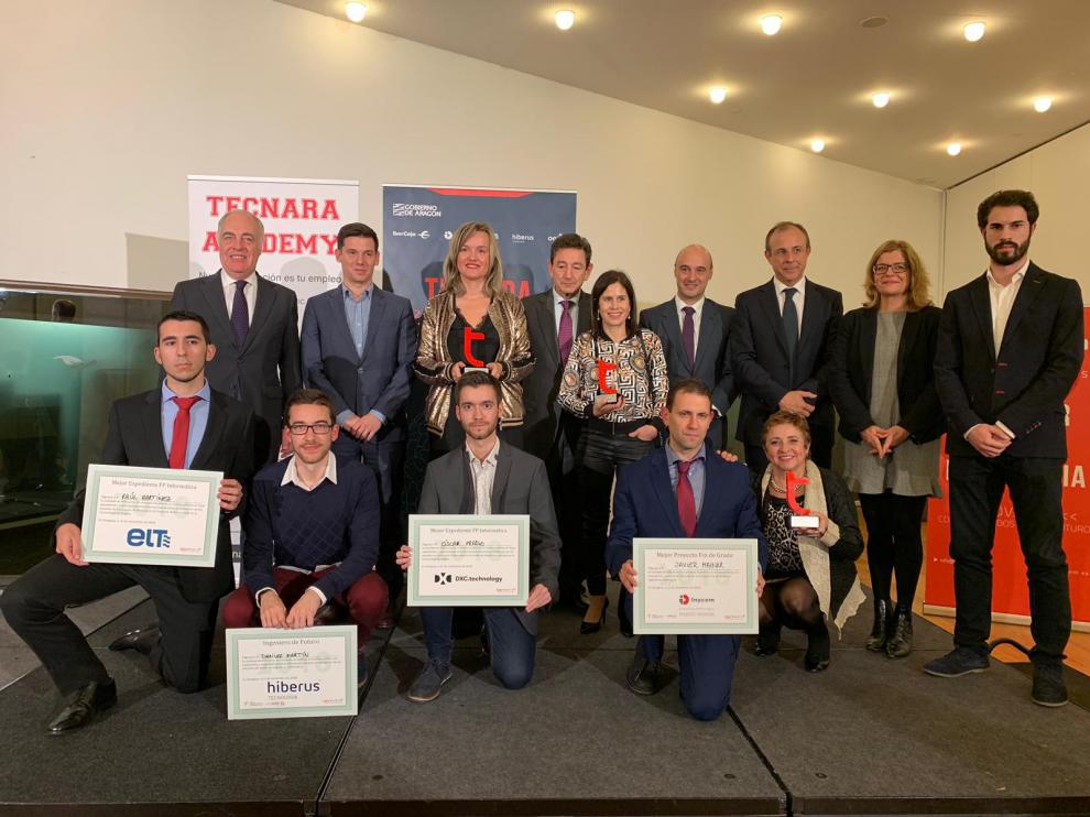 Foto de los galardonados en 'Vive Tecnara'