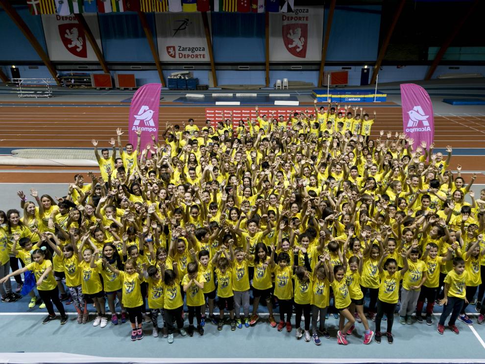 La cantera del Scorpio 71 en el Palacio de los Deportes de Zaragoza.
