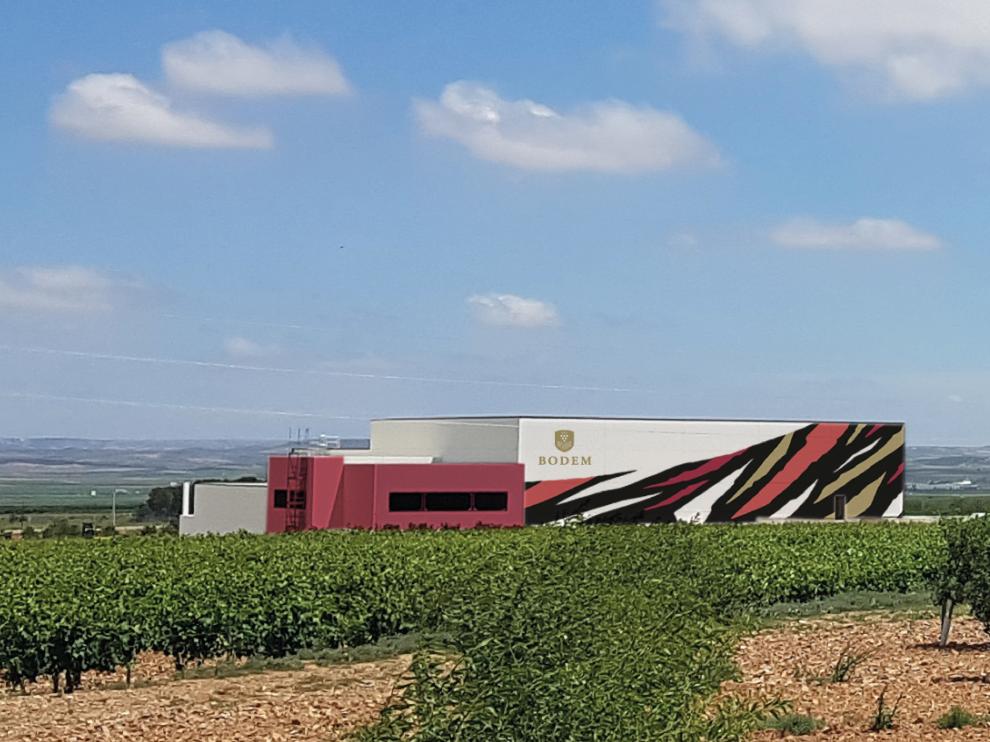 Instalaciones de Bodem, la nueva bodega de la D. O. Cariñena, situada en Almonacid de la Sierra