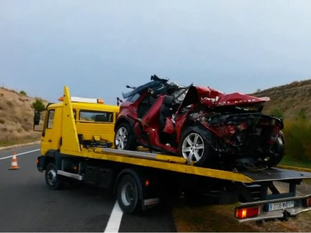 El accidente ha tenido lugar en el kilómetro 346 de la A-23.