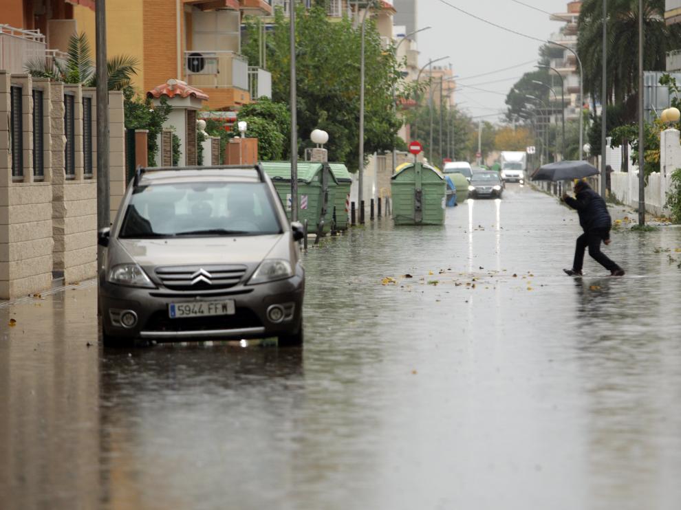 Intensas lluvias en el litoral mediterráneo