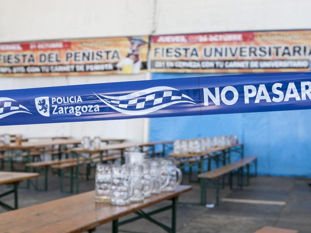 El accidente se produjo en la carpa de la Oktoberfest durante las fiestas del Pilar de 2016.