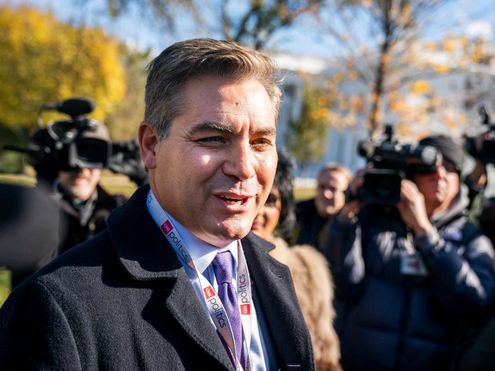 El periodista de la cadena CNN Jim Acosta