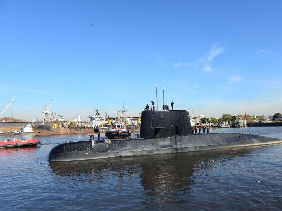 Fotografía facilitada por la armada argentina del submarino Ara San Juan.