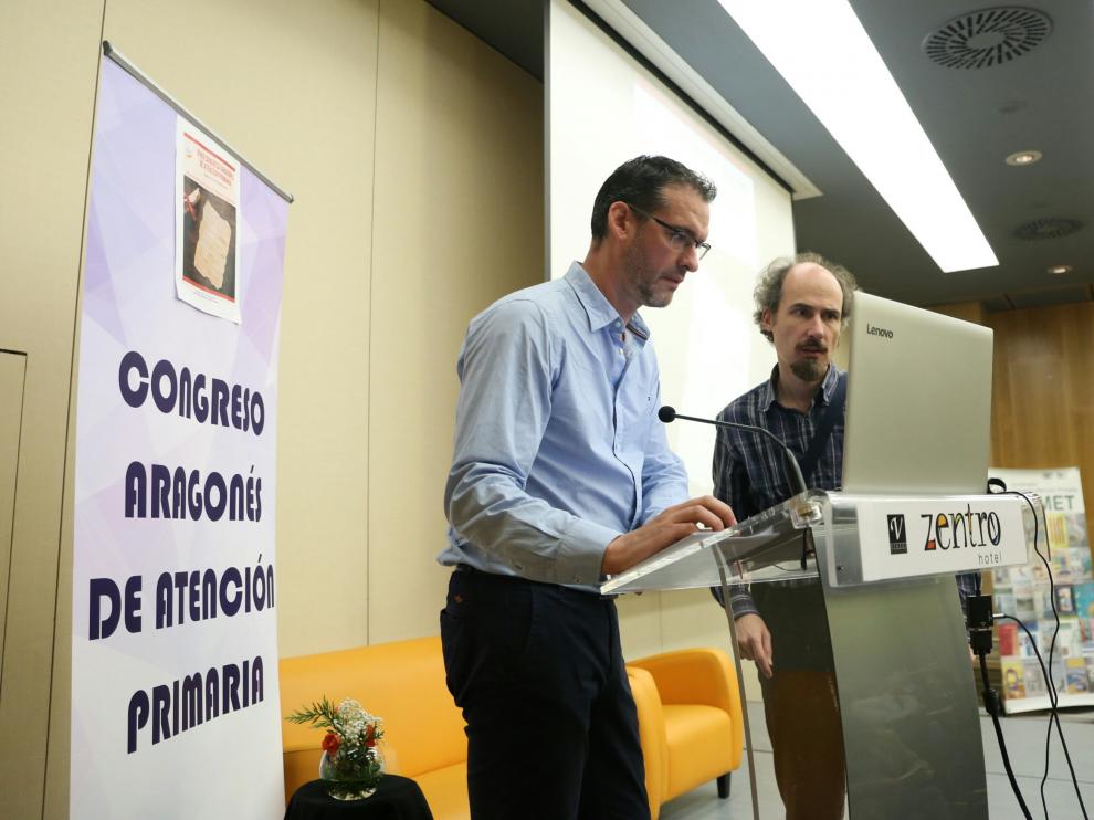 Una imagen de la jornada de este sábado en el Congreso de Atención Primaria, que se ha celebrado este fin de semana en Aragón.