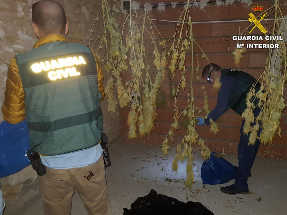 La Guardia Civil desarticula un punto de venta de droga en la comarca del Matarraña