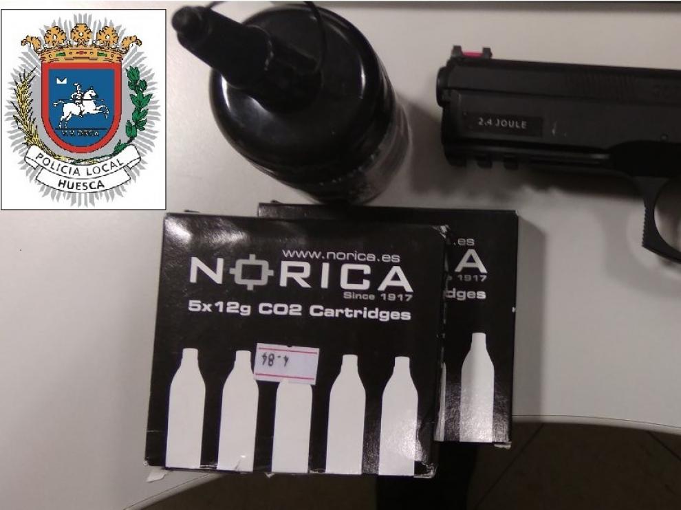 Arma incautada por la Policía