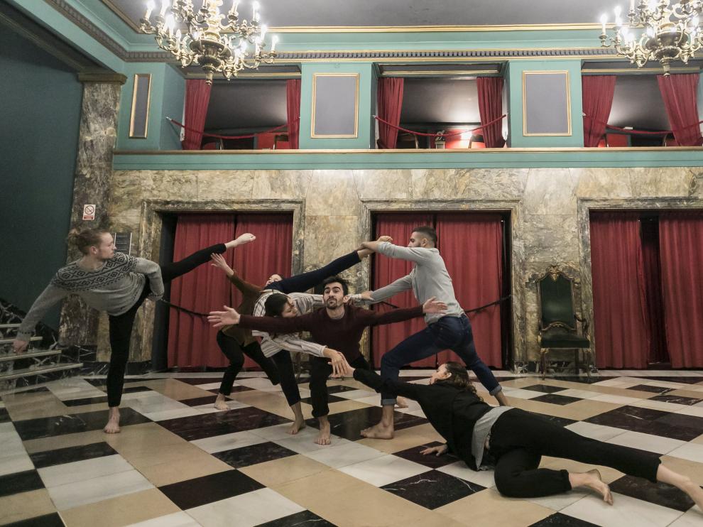 Un momento del adelanto de 'Bat' ofrecido ayer en el Teatro Principal.