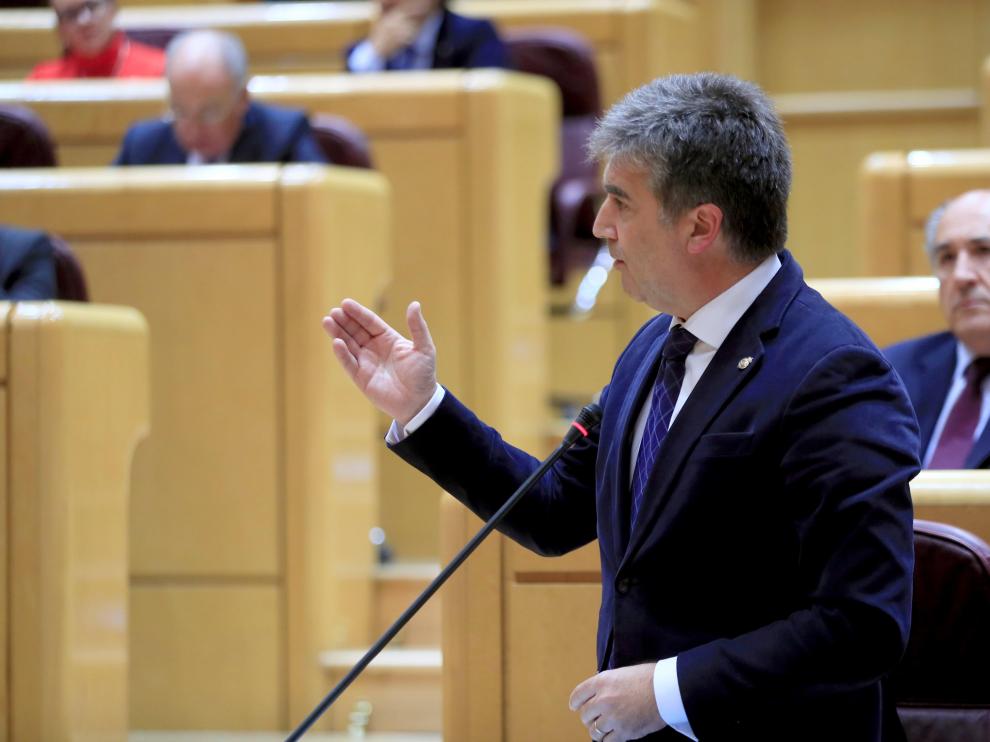 Ignacio Cosidó interviene en la sesión de control al Gobierno.